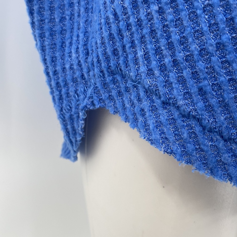 Out From Under | Urban Outfitters Blue Thermal Button Front Top Small - Picture 9 of 14